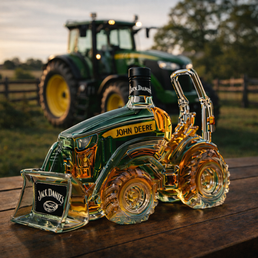 Jack Daniel's Whisky Bottle - Tractor Edition.