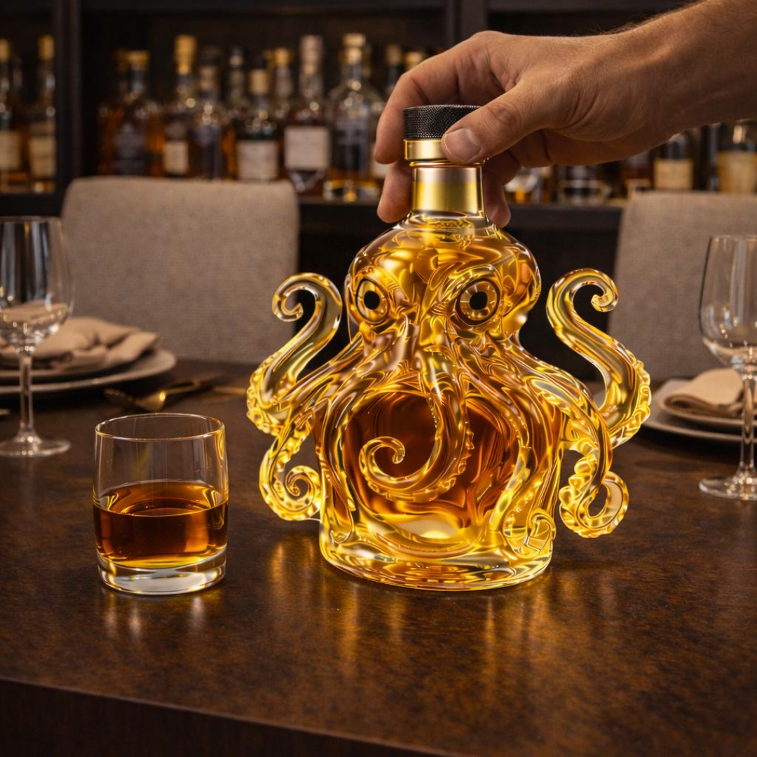 Whiskey Bottle - Octopus Edition.