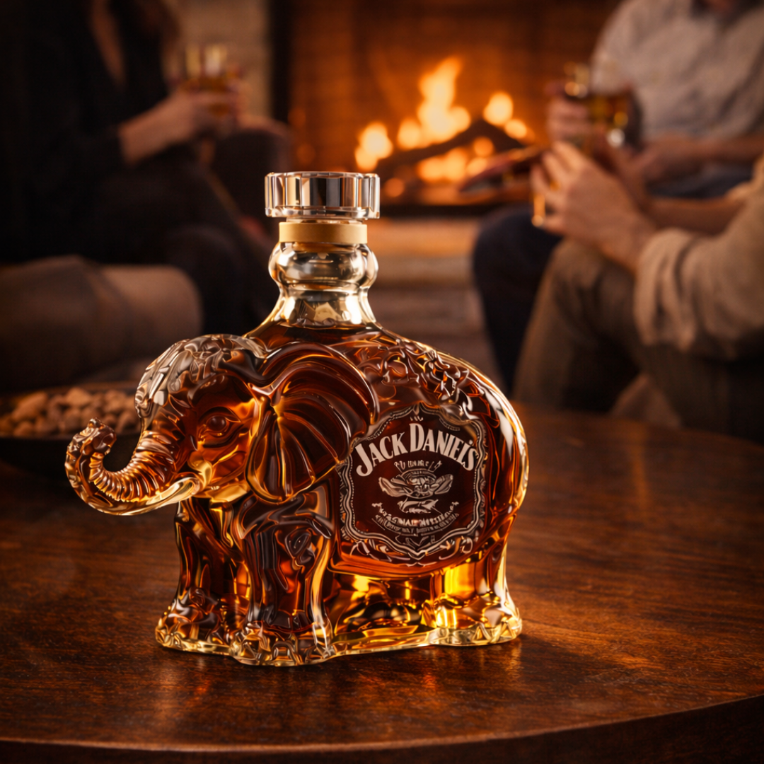 Jack Daniel's Whisky Bottle - Elephant Edition.
