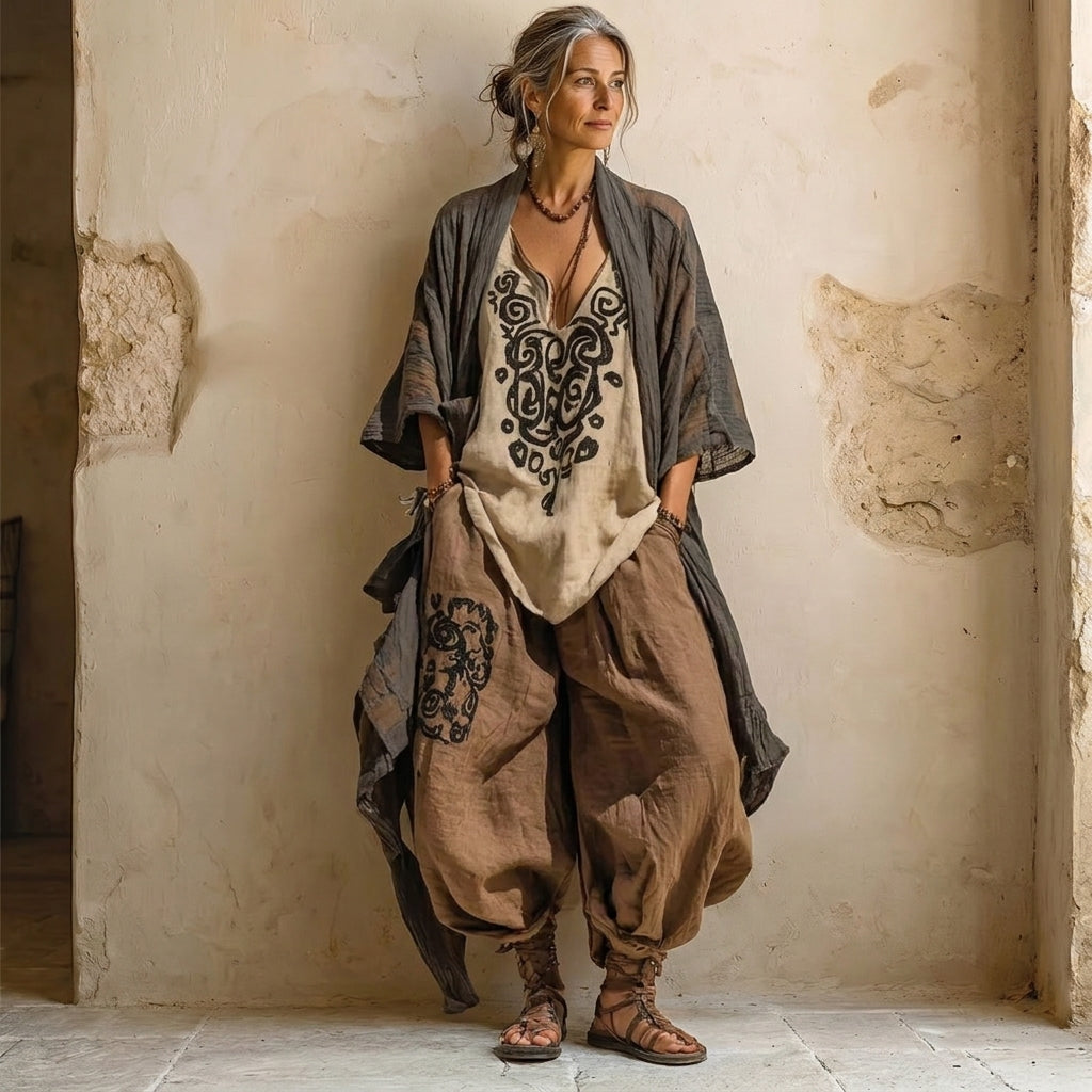 Ivy | Florence Linen-Blend Co-ord Sets