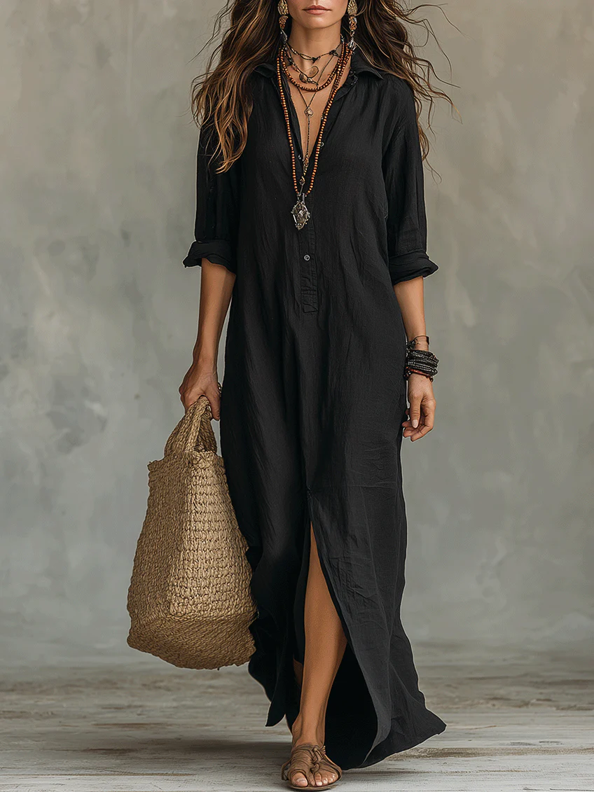 WILLOW | Effortless Maxi Dress Flattering Silhouette Versatile