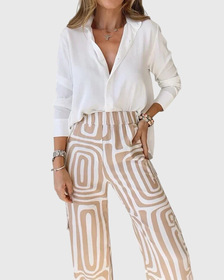 Emilia™ | Stylish Pants + Free Blouse