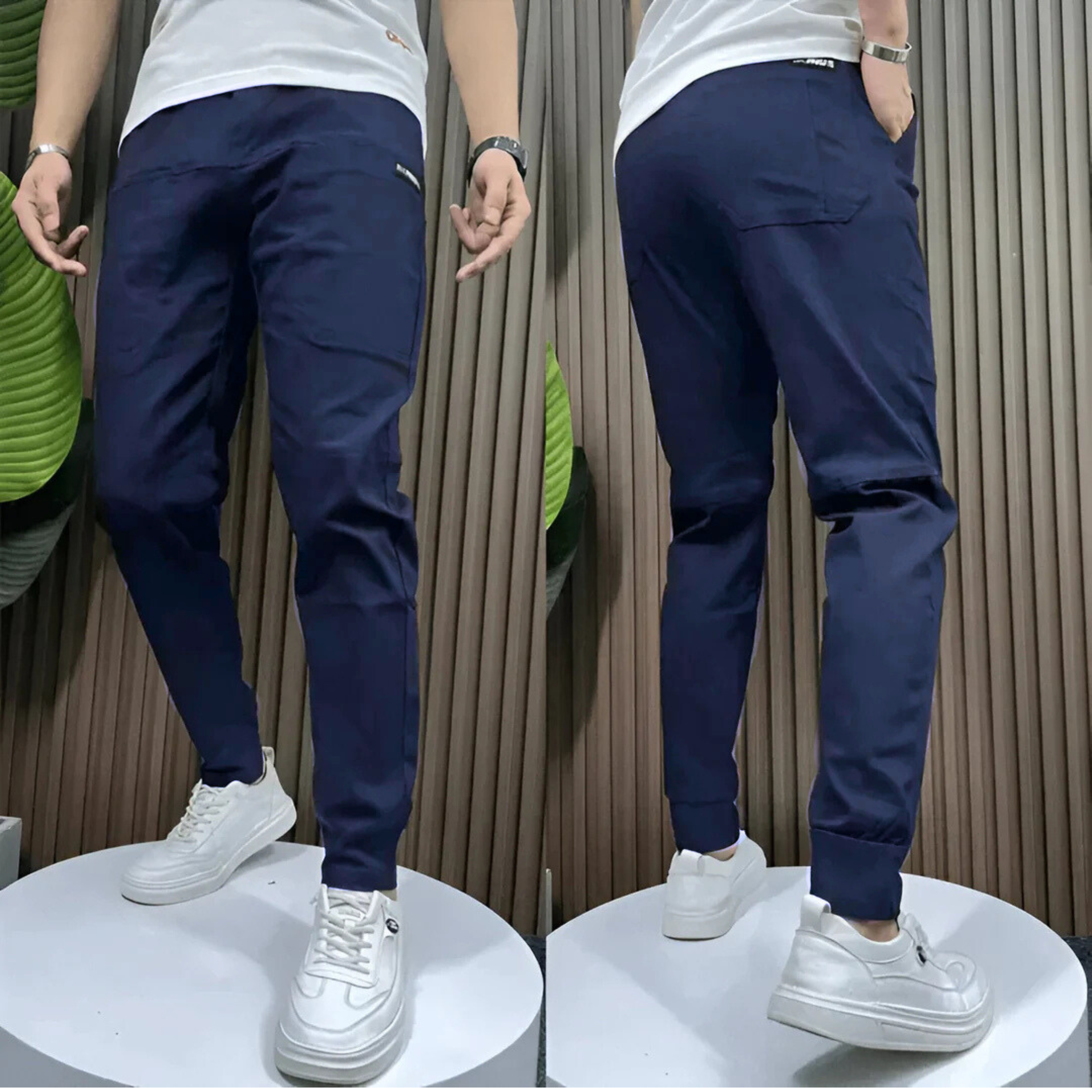 Anthony | Casual Stretch Cargo Trousers