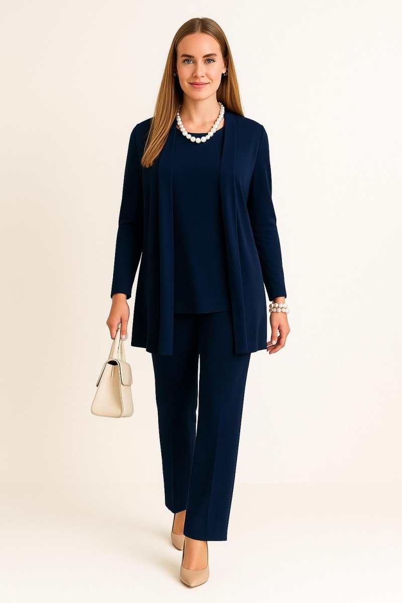 Cardigan, Top & Trousers Set