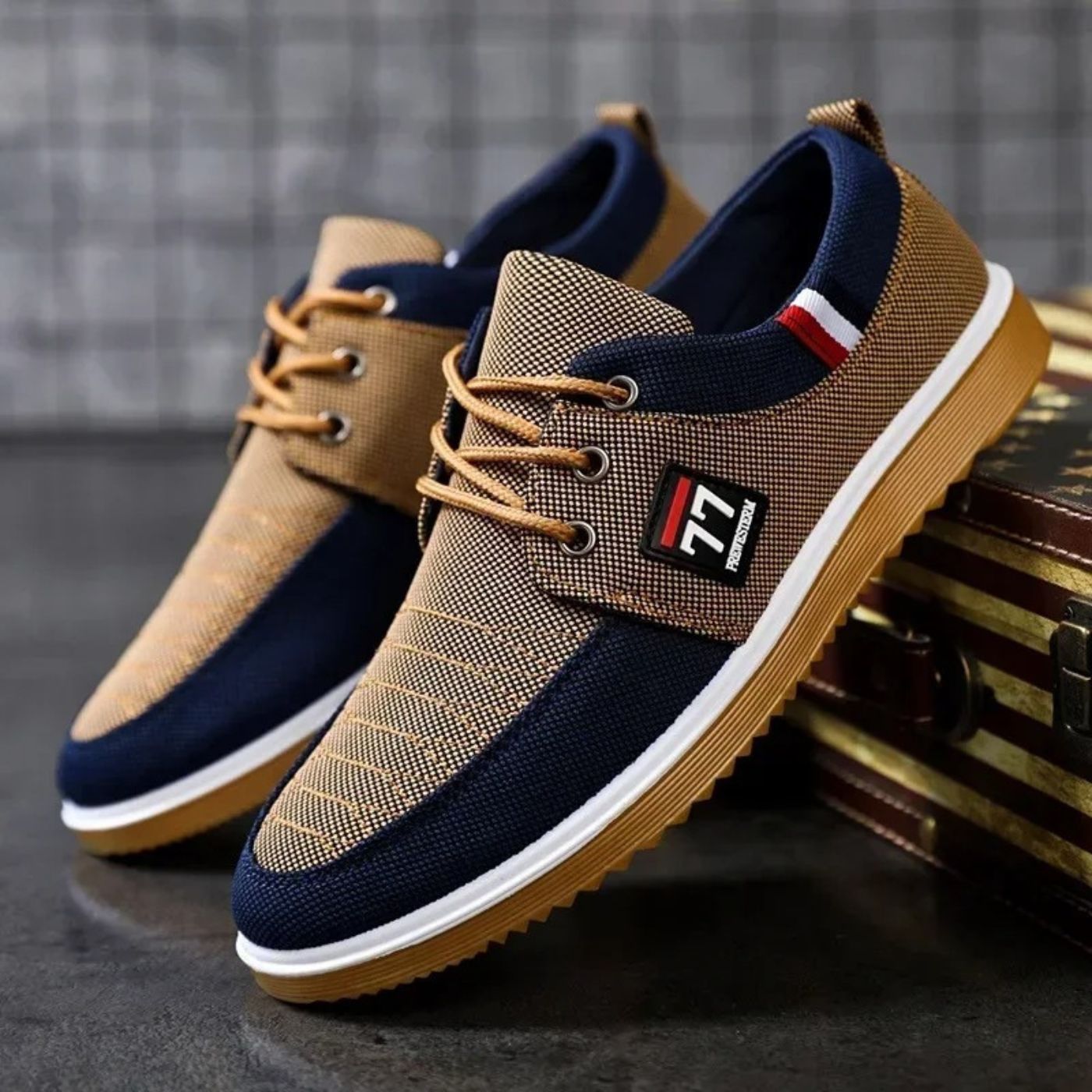 DIEDERICK™ | ORTHOPEDISCHE CANVAS SCHOENEN