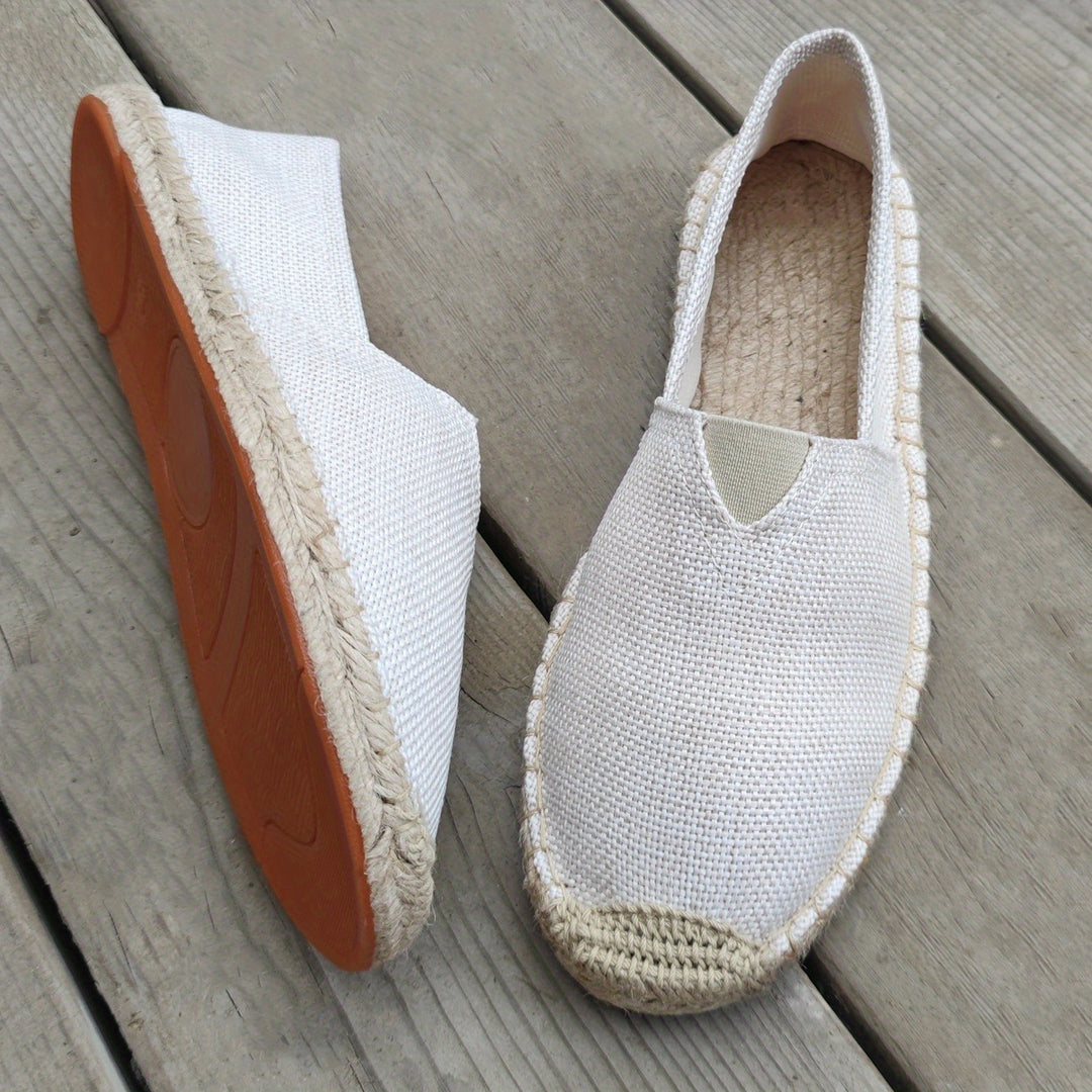 Sebastian | Classic Linen Espadrilles
