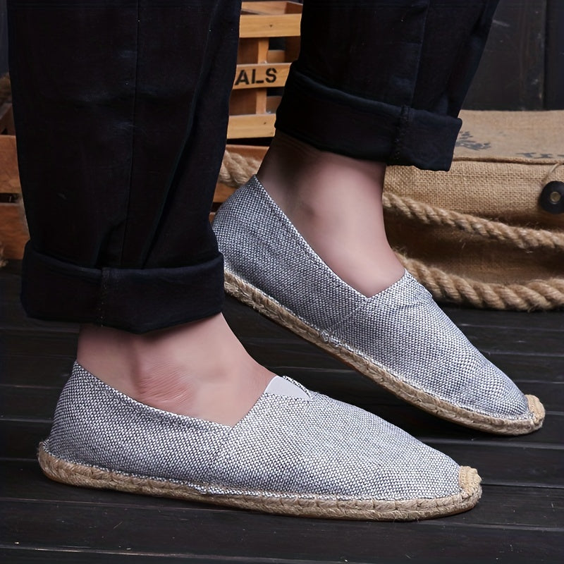 Sebastian | Classic Linen Espadrilles