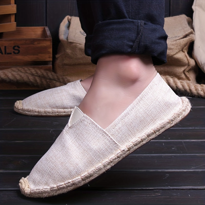 Sebastian | Classic Linen Espadrilles