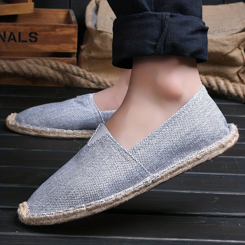 Sebastian | Classic Linen Espadrilles
