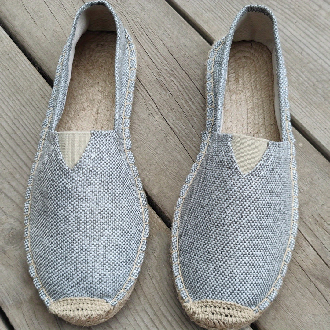 Sebastian | Classic Linen Espadrilles