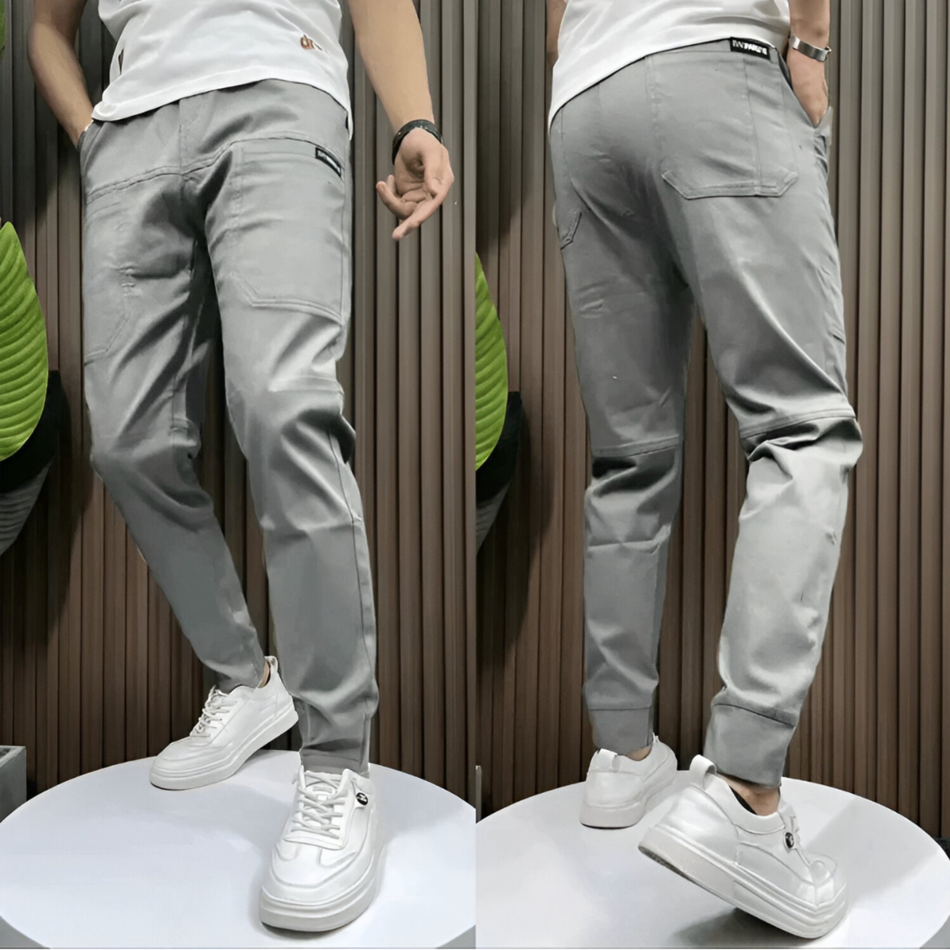 Anthony | Casual Stretch Cargo Trousers