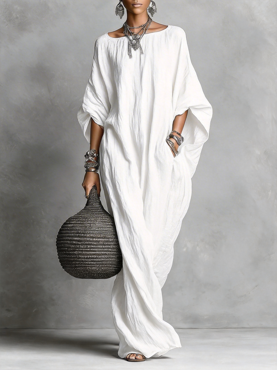 The Chloe | Sleeveless Cotton-Linen Maxi Dress