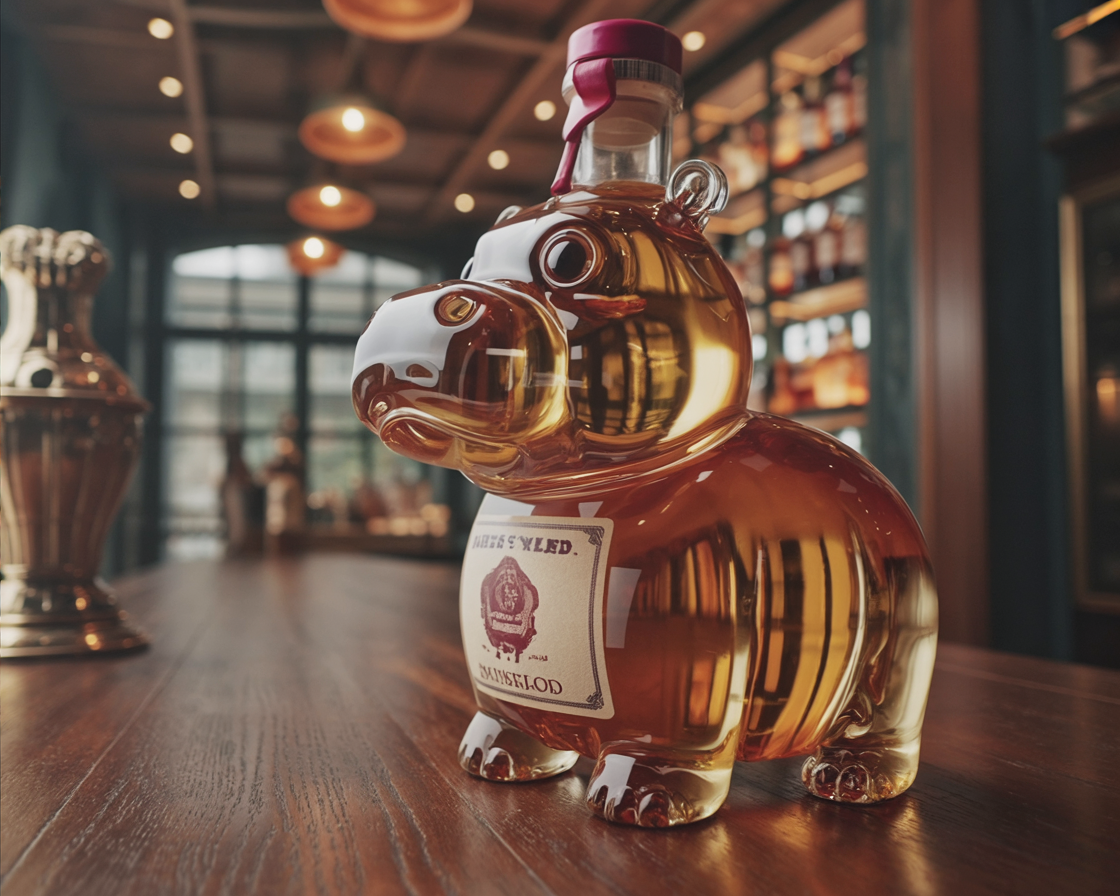 Whiskey Bottle - Hippo Edition.