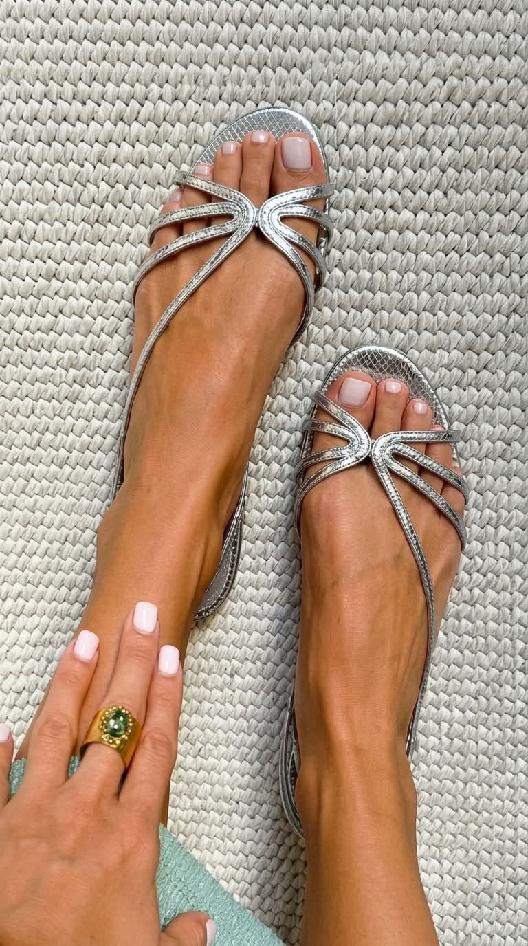Beatrice | Golden Sandals Summer Elegance