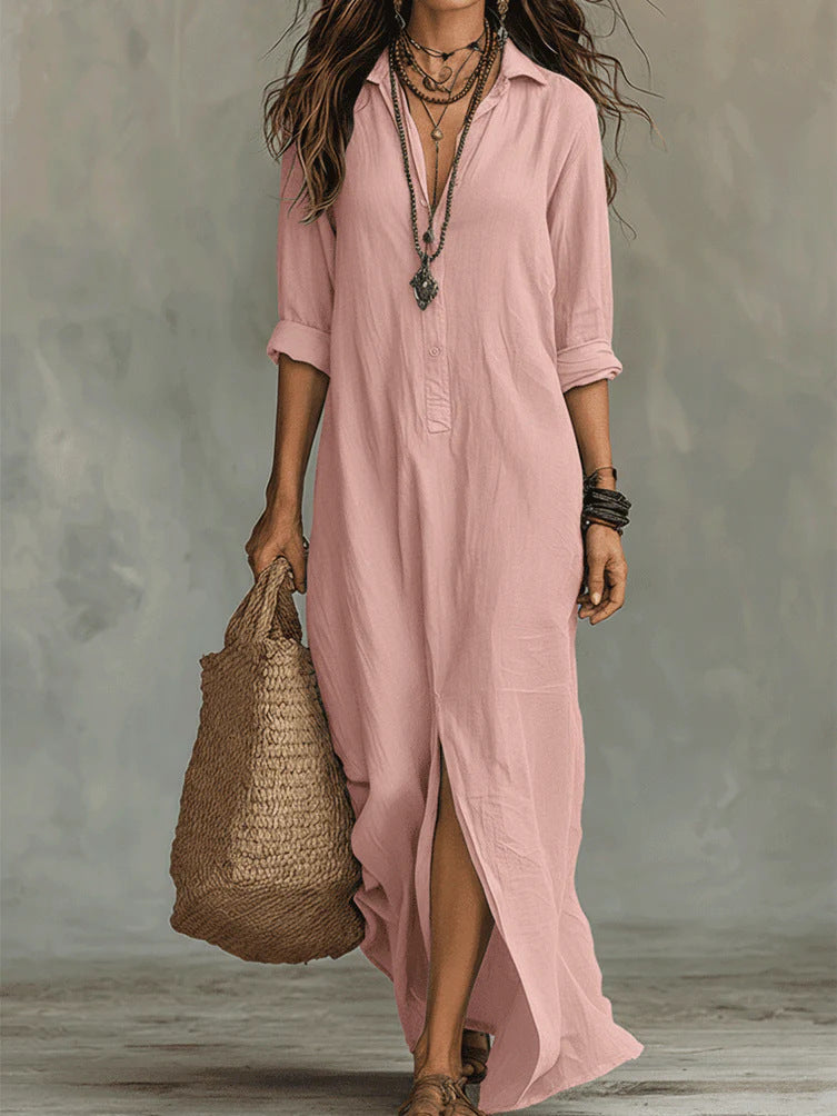 WILLOW | Effortless Maxi Dress Flattering Silhouette Versatile