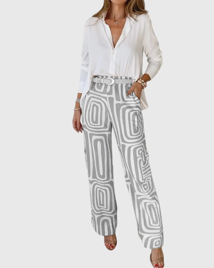 Emilia™ | Stylish Pants + Free Blouse