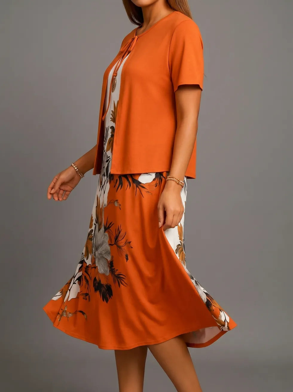 Milena™ 2 Piece Midi Dress