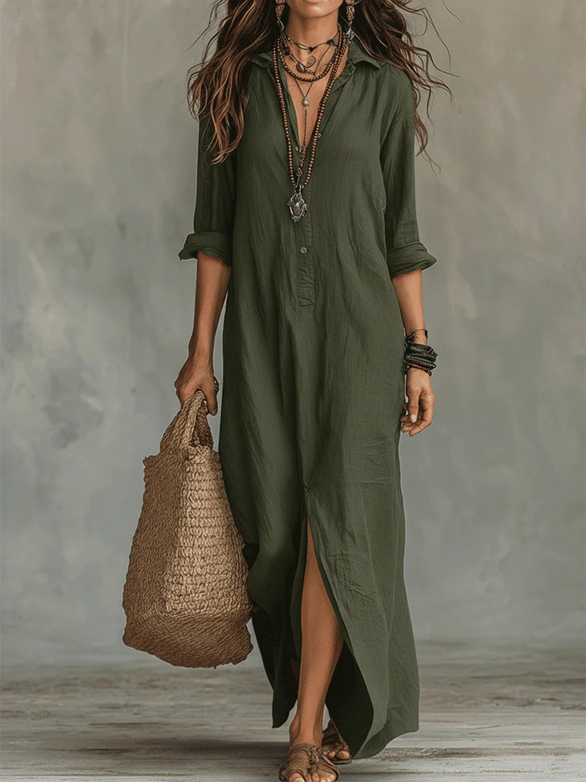 WILLOW | Effortless Maxi Dress Flattering Silhouette Versatile