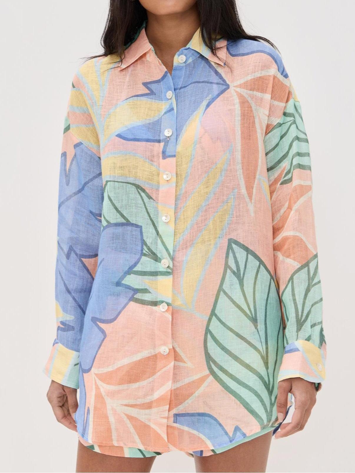 Hailey - Breezy Tropical Short Set