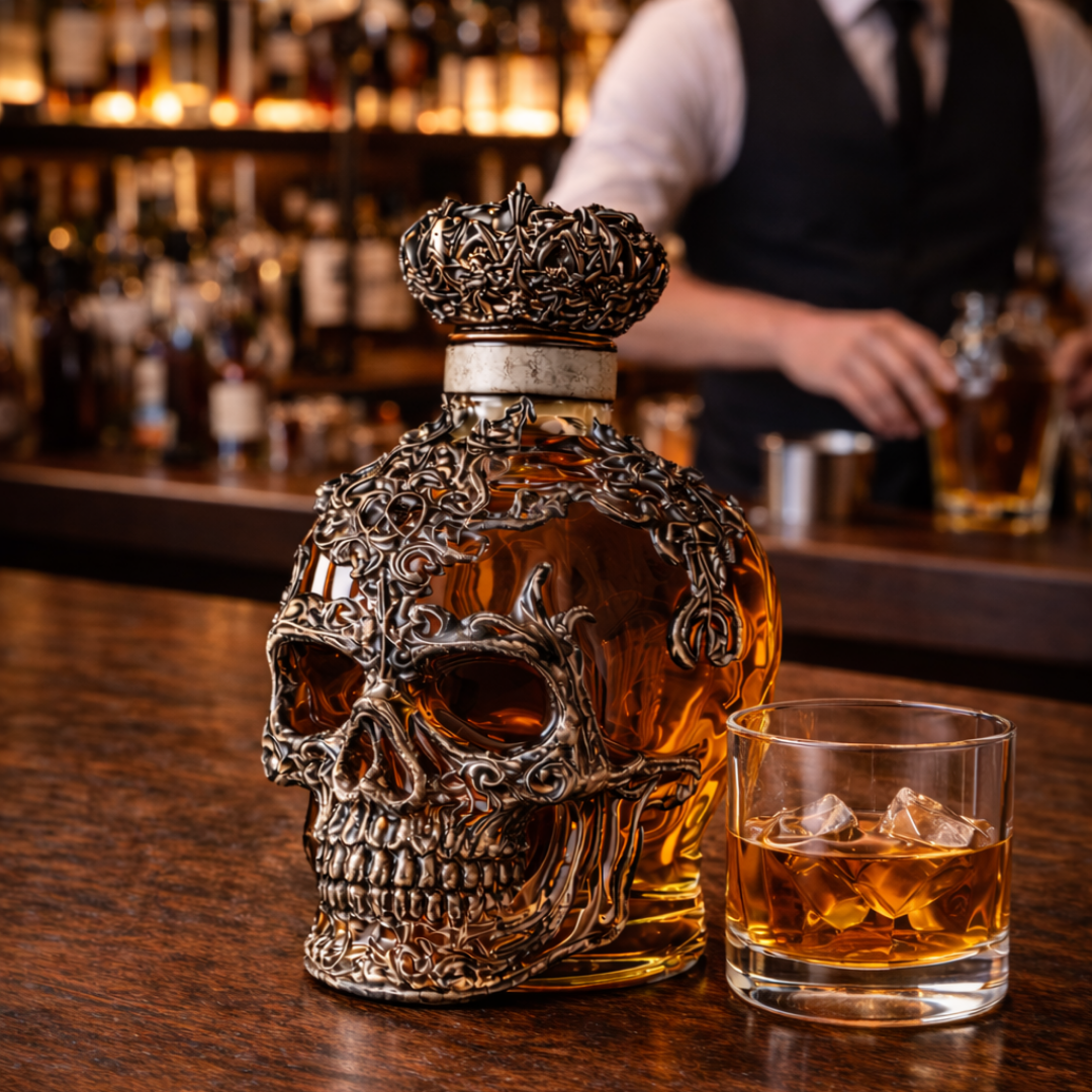 Whisky Bottle - Skulls Edition.