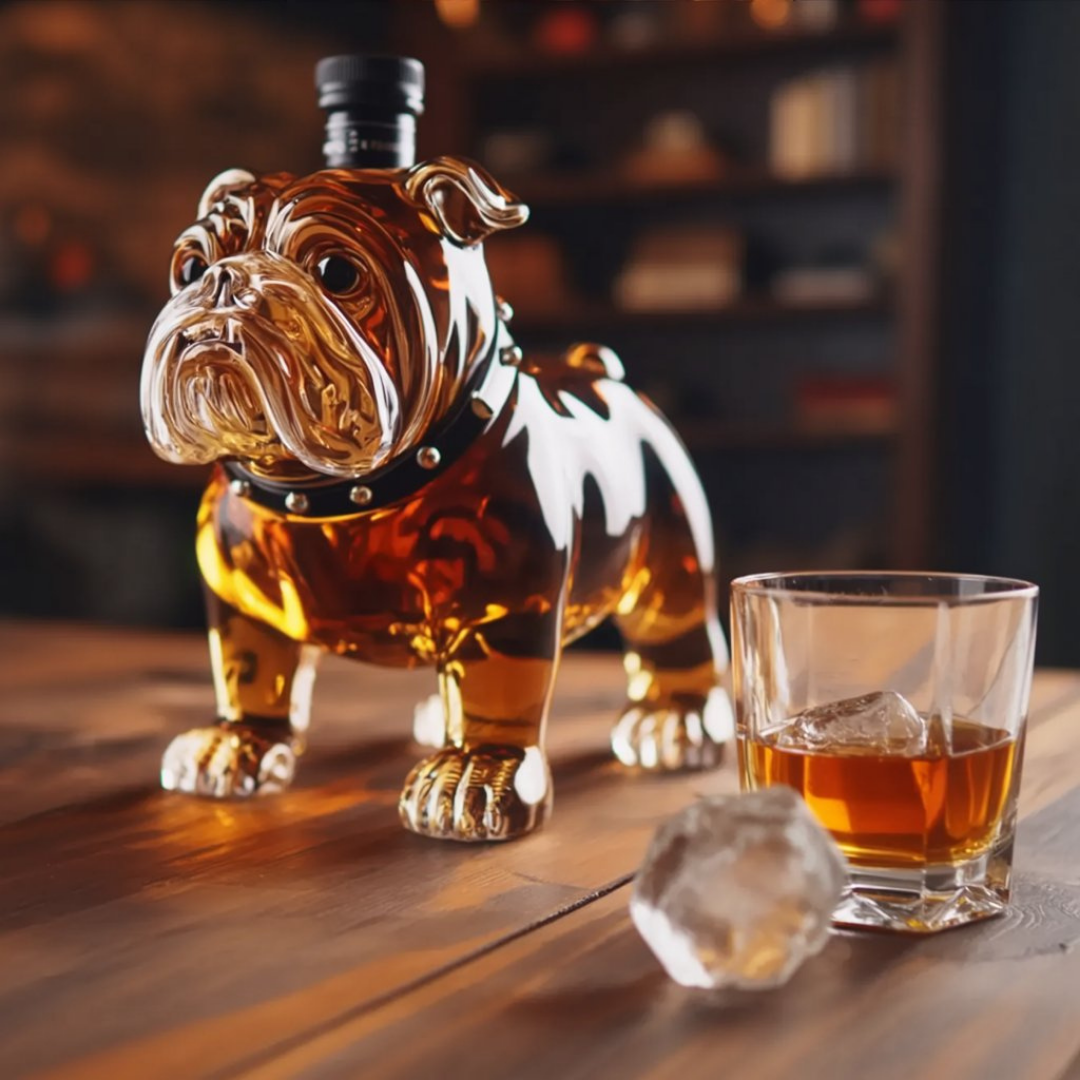 Whiskey Bottle - Bulldog Edition.