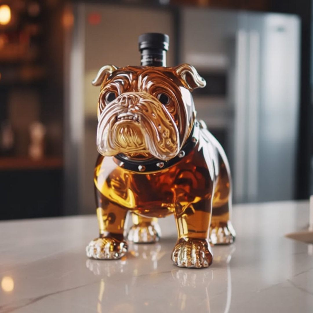 Whiskey Bottle - Bulldog Edition.