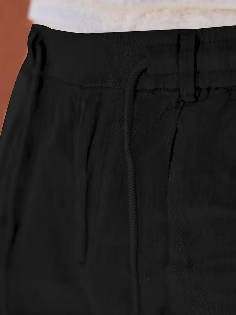 Andy | Relaxed Linen Drawstring Trousers