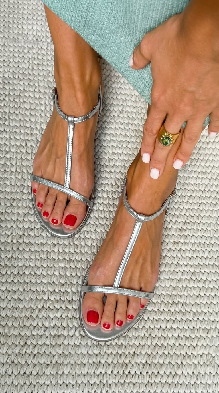 Violet | Golden Sandals Spring