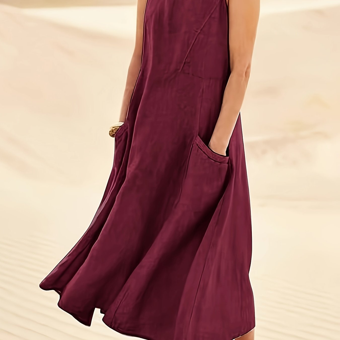 The Claire | Casual Sleeveless with Pockets