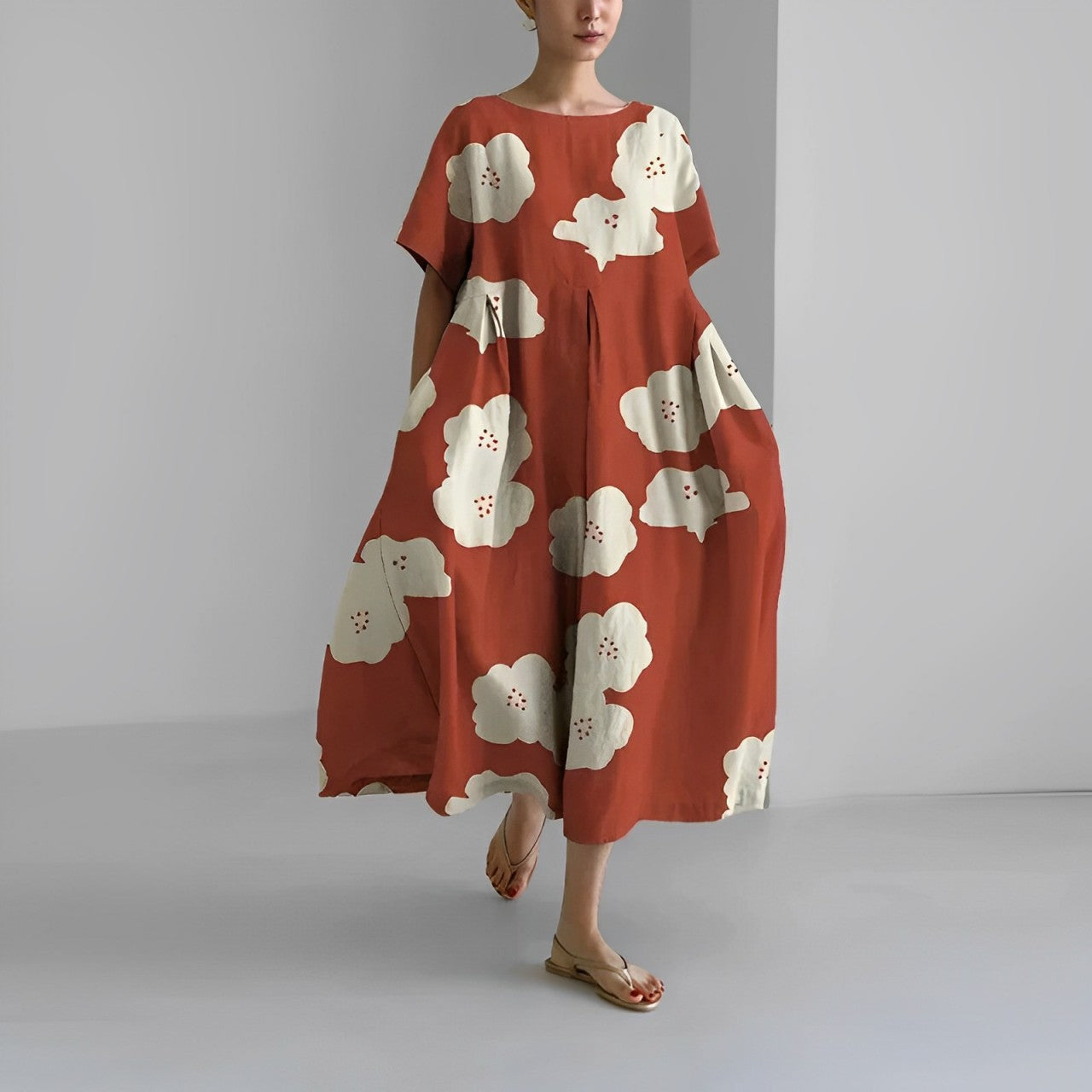 Daisy - Retro Big Swing Loose Maxi Dress