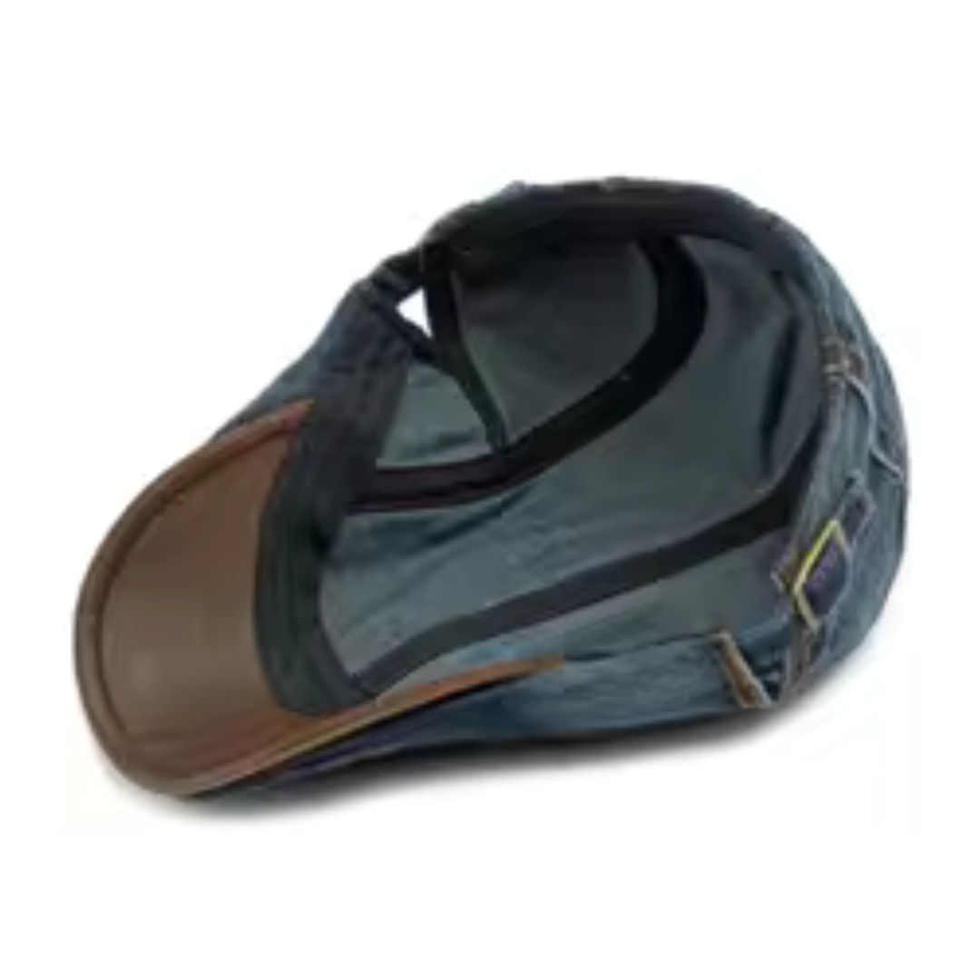 Camden Denim Flat Cap