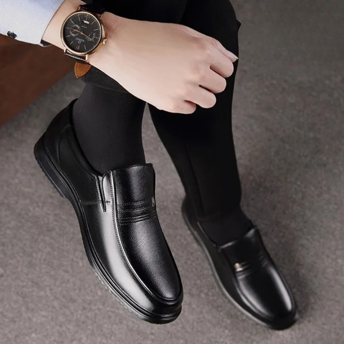 Ethan | Classic Leather Moccasins