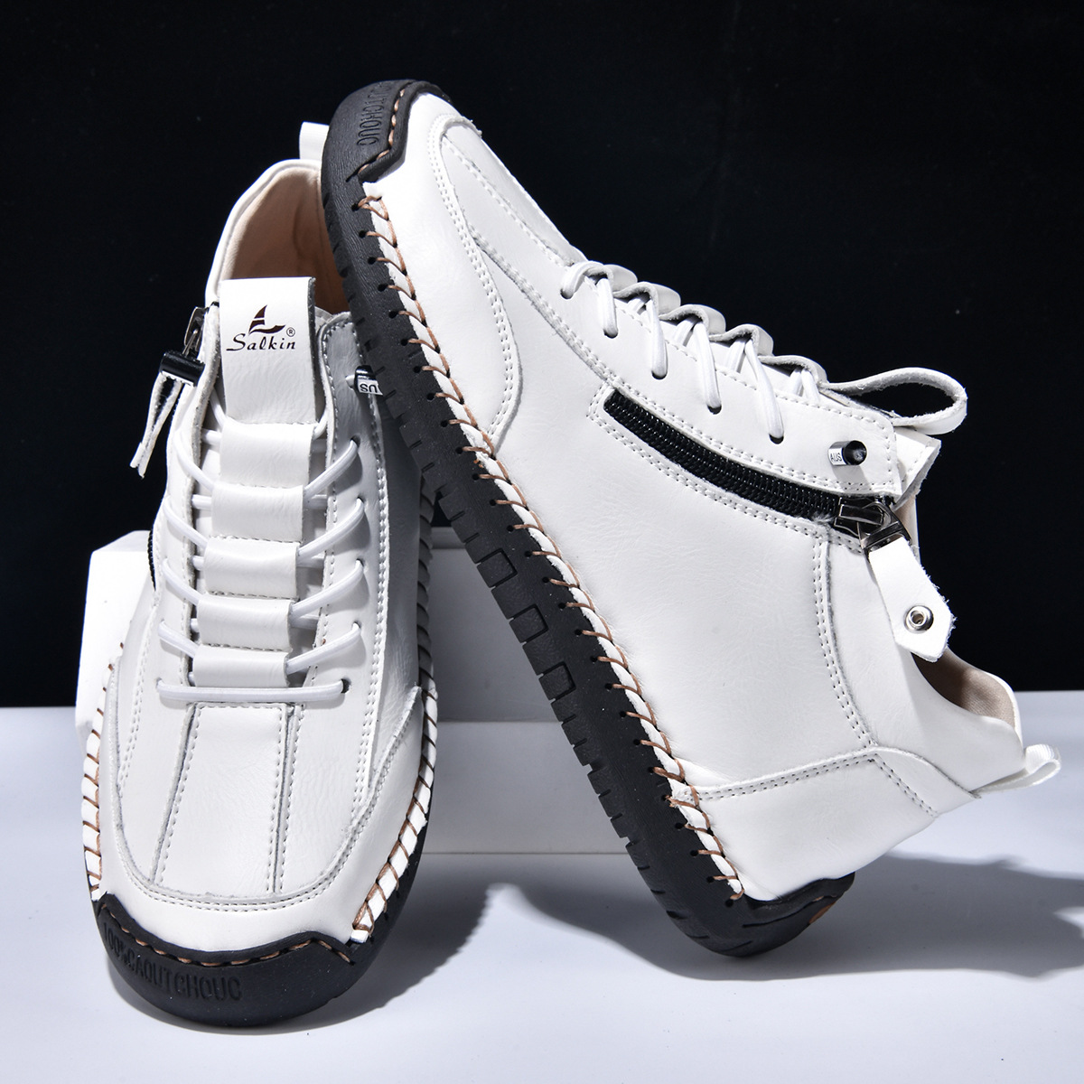 Chris | Everyday Nubuck Zip Shoes