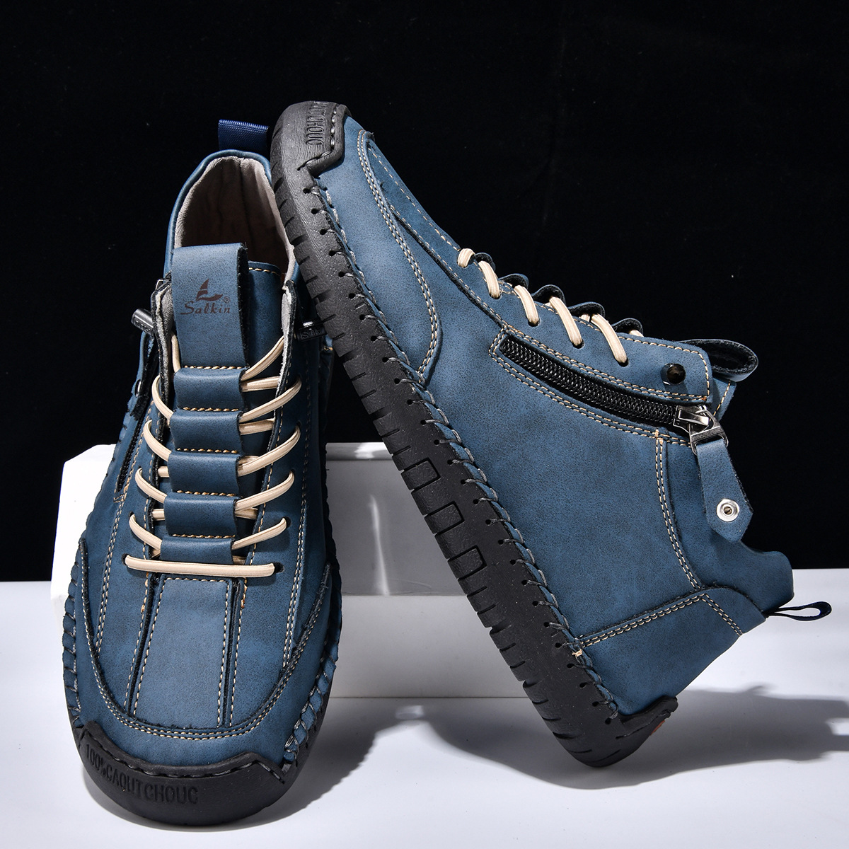 Chris | Everyday Nubuck Zip Shoes