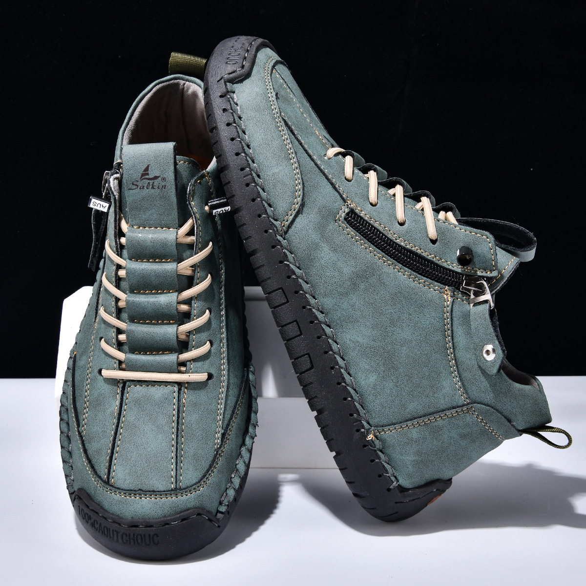 Chris | Everyday Nubuck Zip Shoes