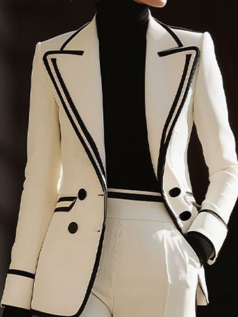 Kaushini - Wide Leg Two-Piece Suit