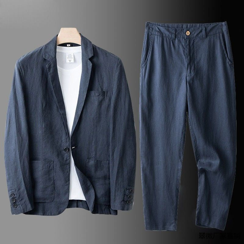 Theo | Classic Fit Linen Suit