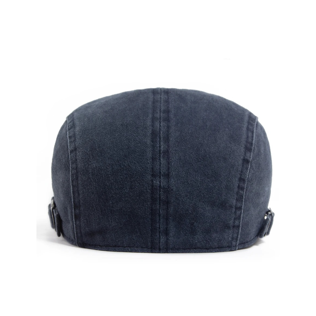 Hudson Stripe Flat Cap