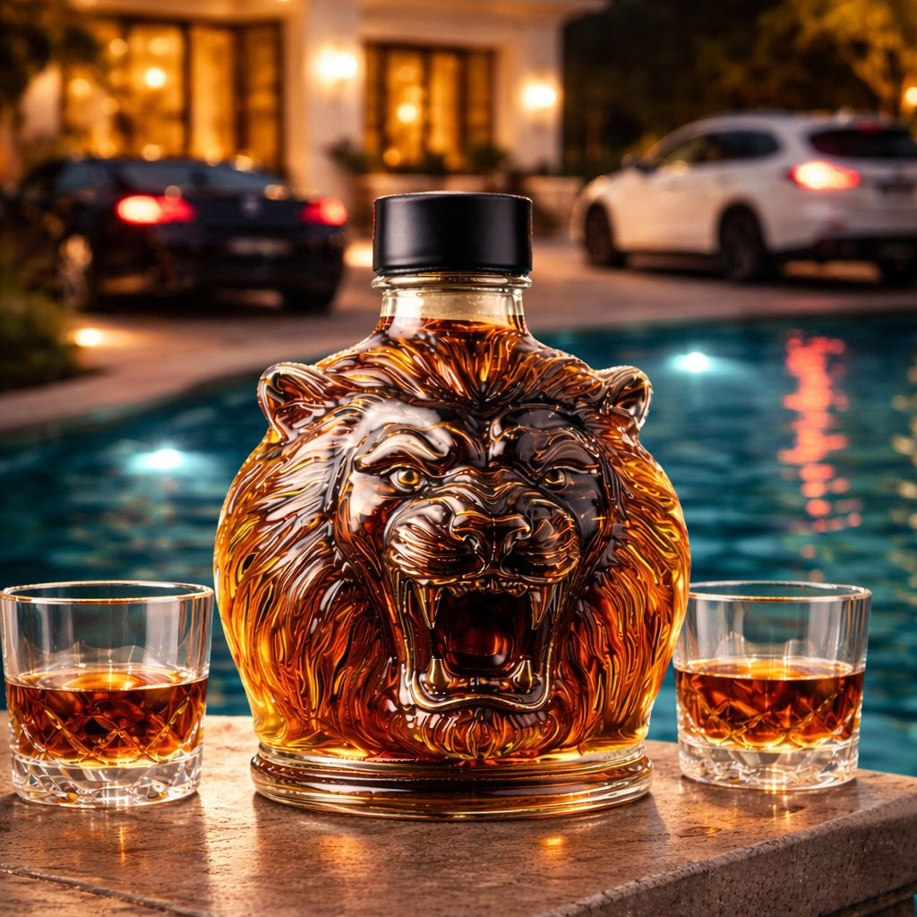 Whiskey Bottle - Lion Edition.