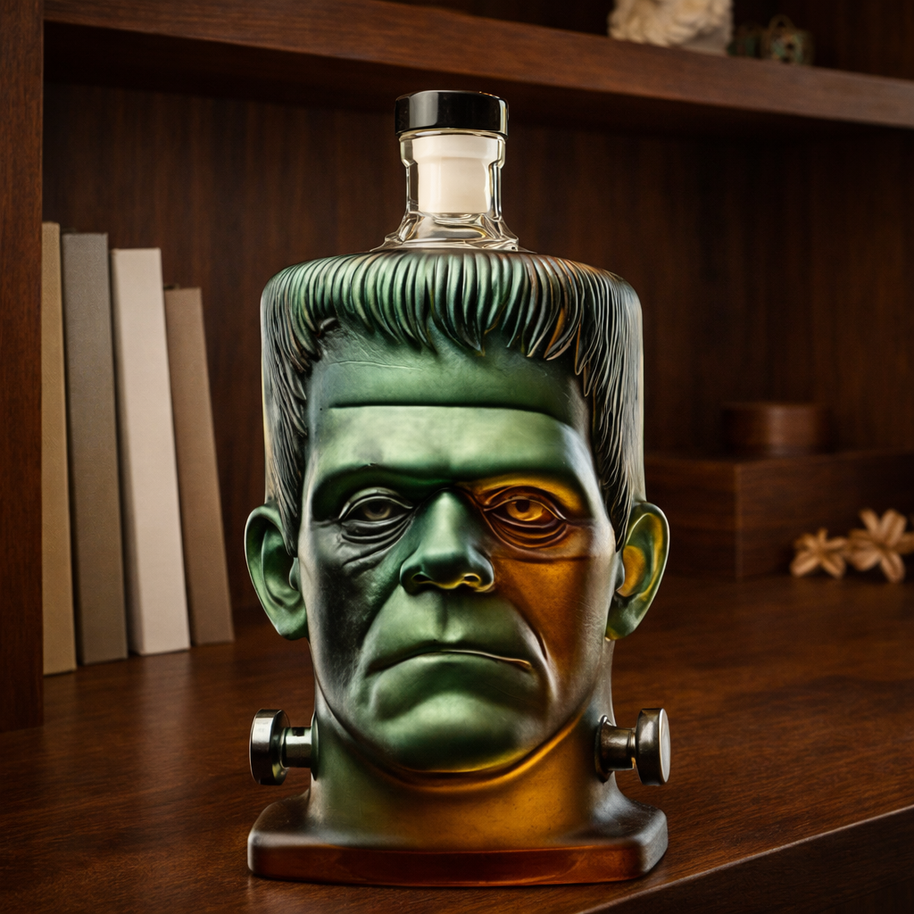 Whiskey Bottle - Frankenstein Edition.