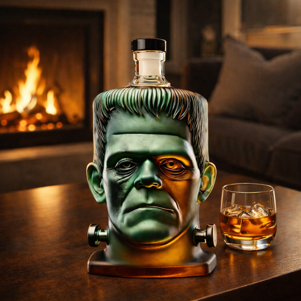 Whiskey Bottle - Frankenstein Edition.
