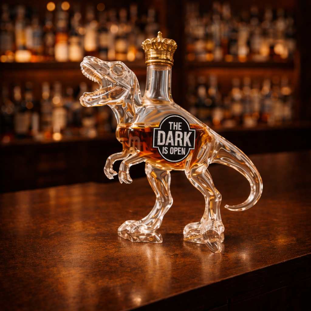 Whiskey Bottle - T-Rex Edition.