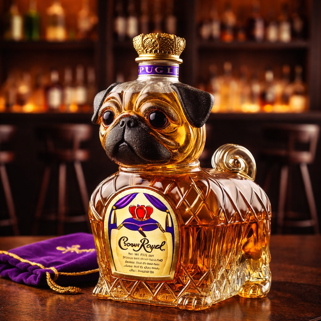 Whisky Bottle - French Bulldog Edition.