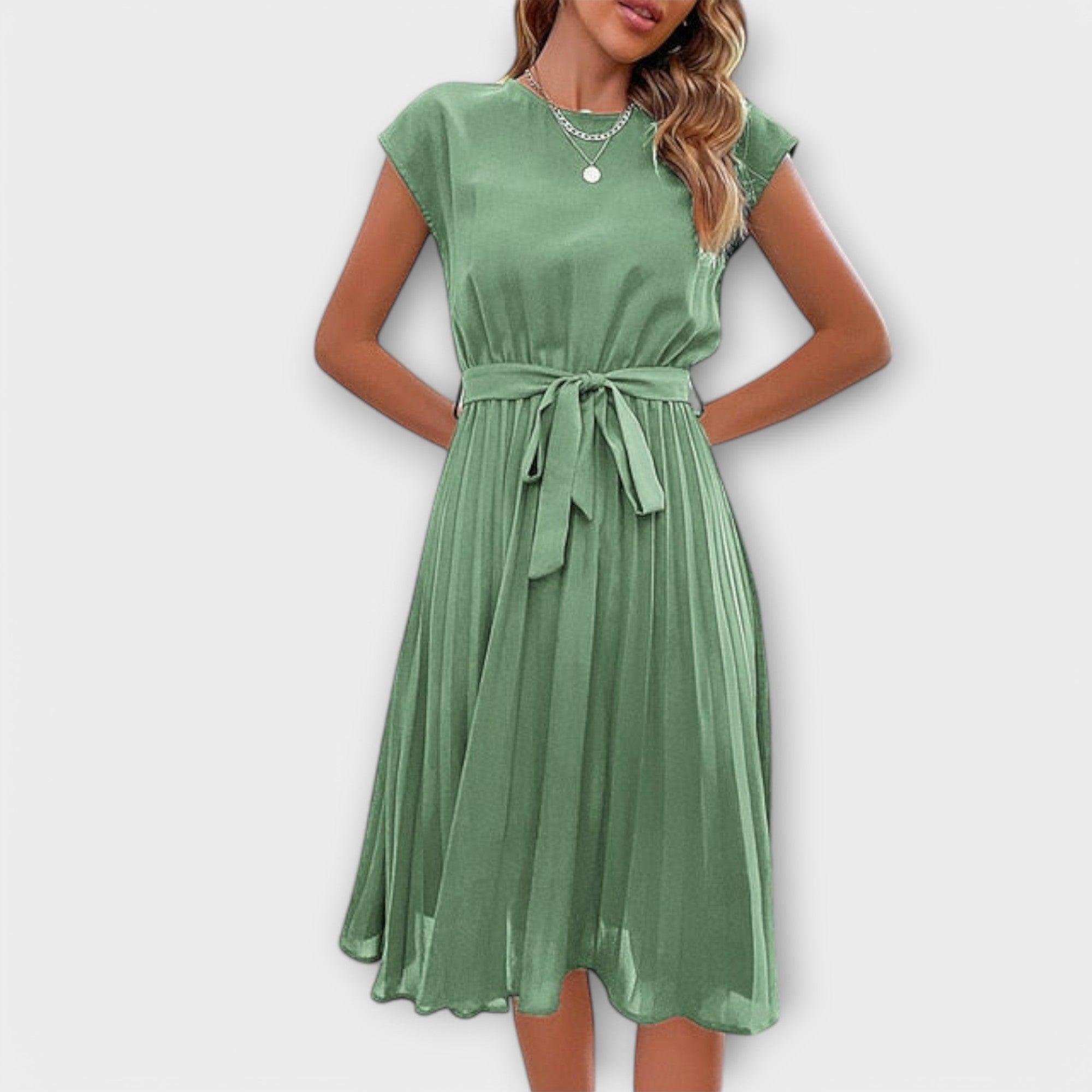 Claire | Casual Pleated Dress