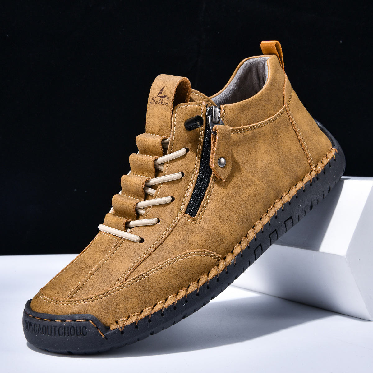 Chris | Everyday Nubuck Zip Shoes