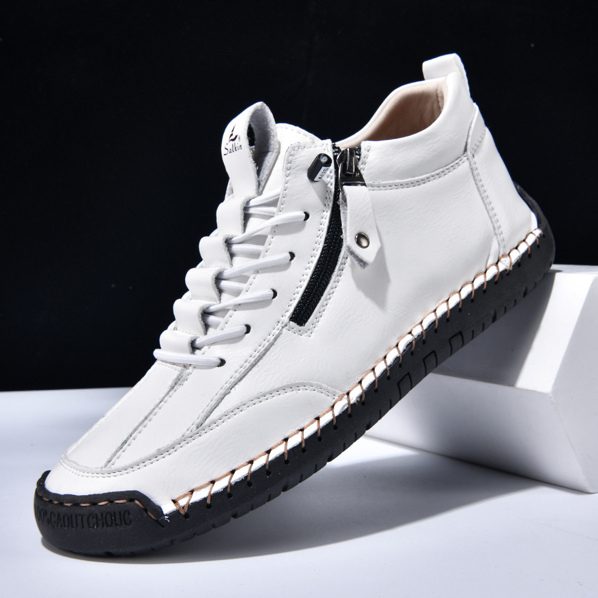 Chris | Everyday Nubuck Zip Shoes