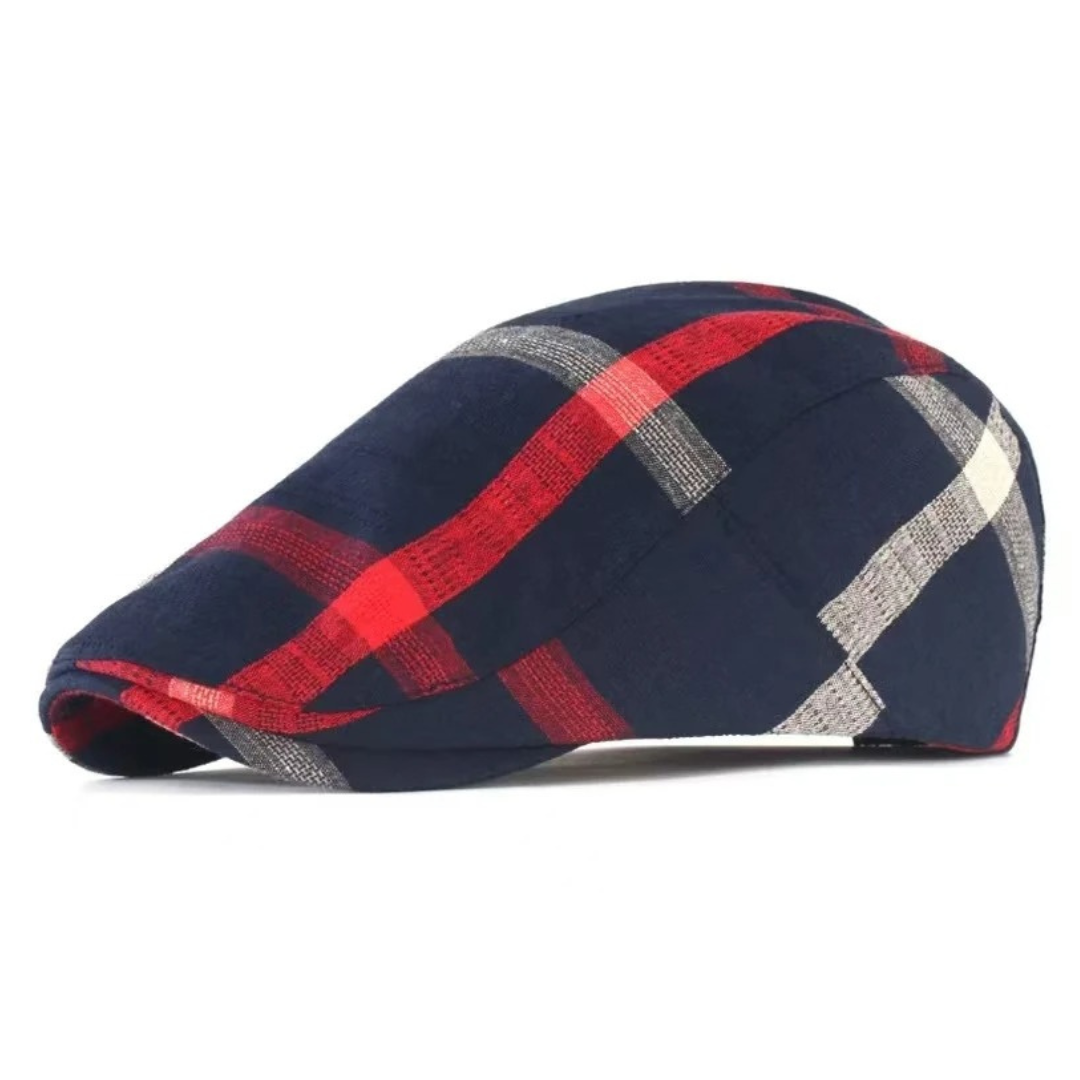 Rathbone Check Flat Cap