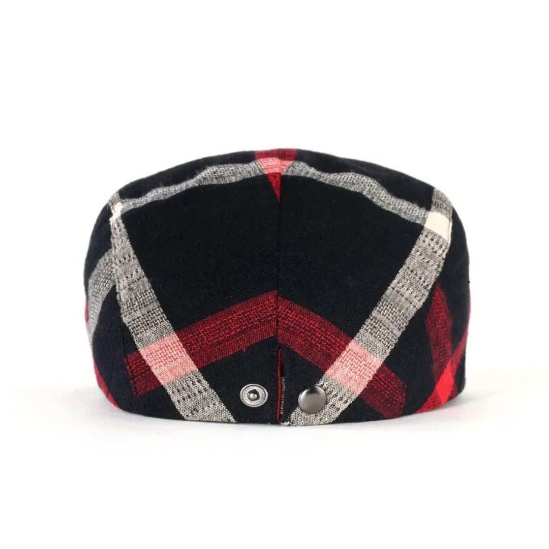 Rathbone Check Flat Cap