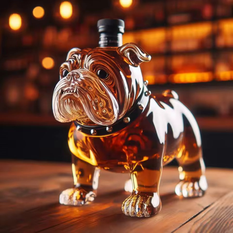 Whiskey Bottle - Bulldog Edition.