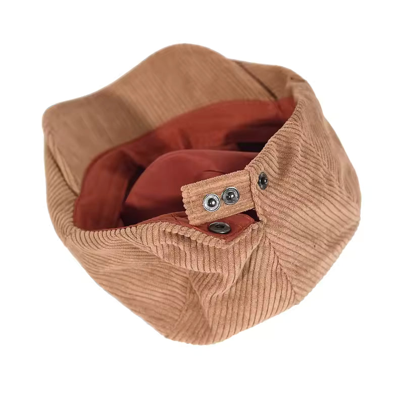 Brimmer Corduroy Flat Cap